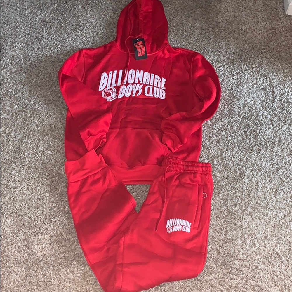 Red Billionaire Boys Club Sweatsuit